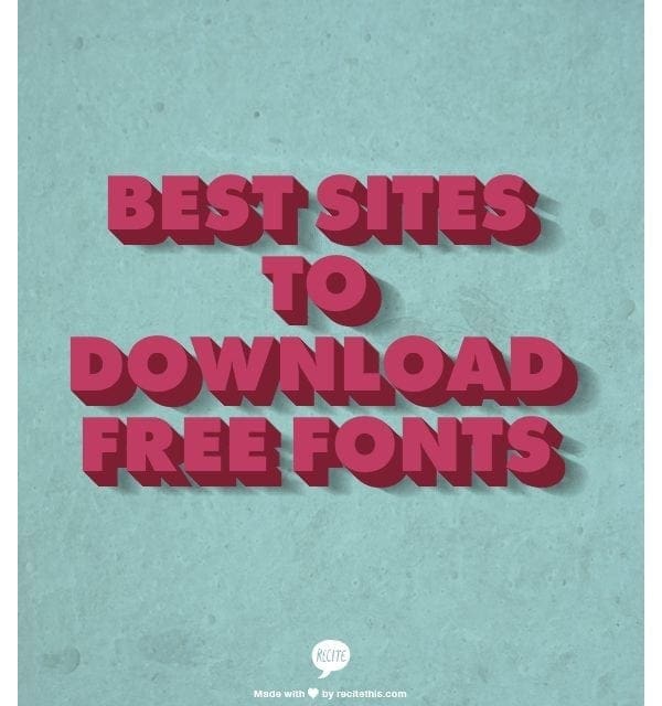 find free fonts