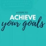 4 Step Goal Setting Strategy