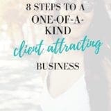 8 Steps to a one-of-a-kind business