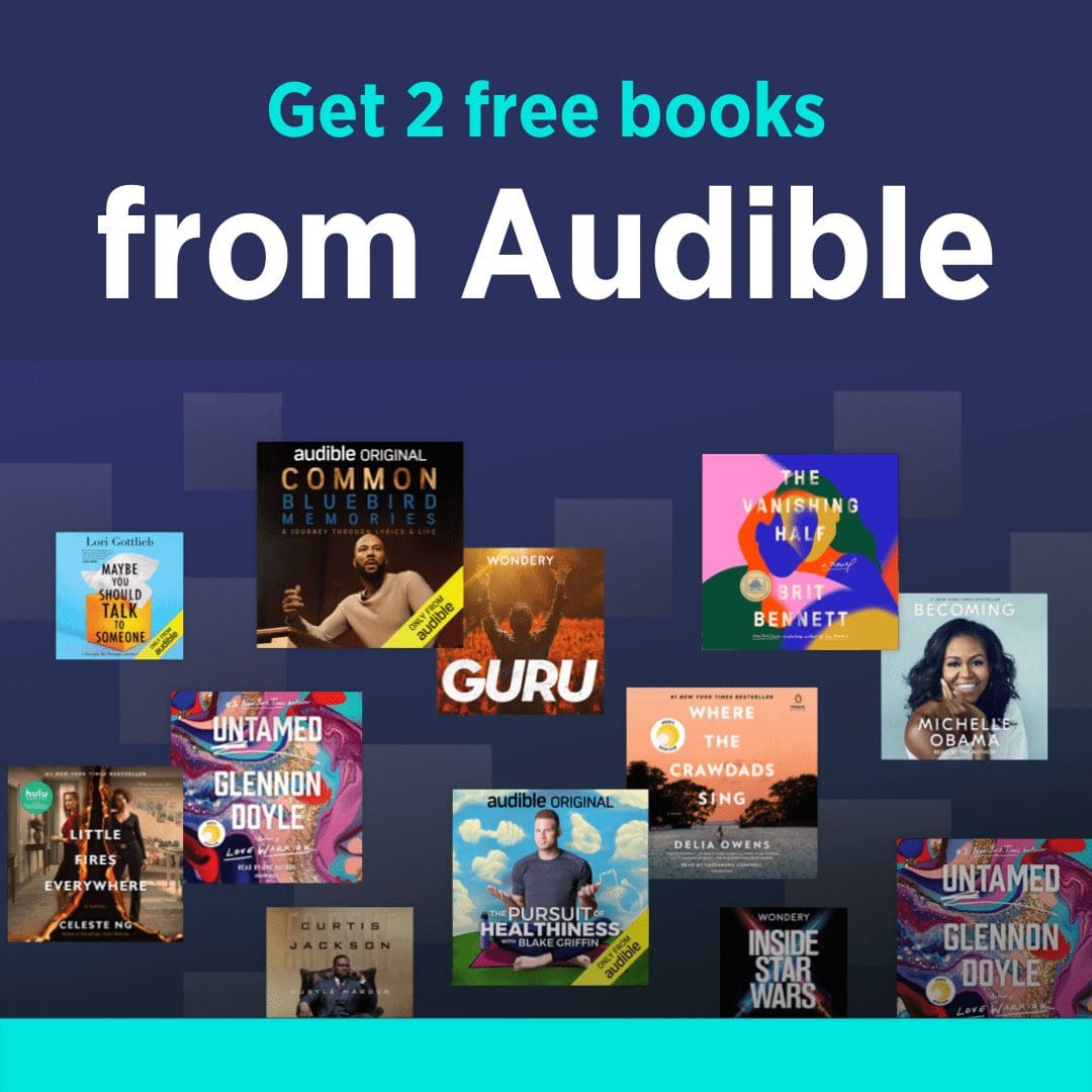 two free books from audible