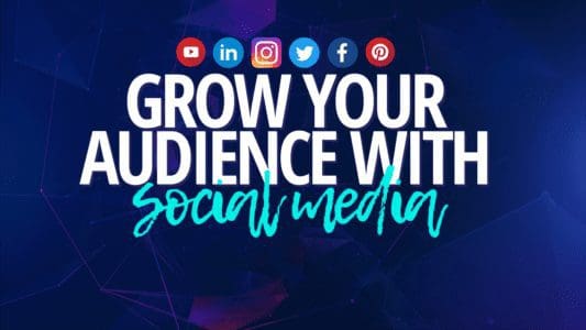 Grow your audience graphic