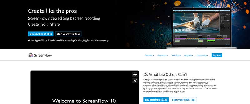 Screenflow - Best Video Marketing Tools