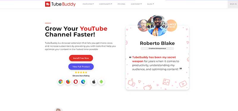 TubeBuddy - Best Video Marketing Tools