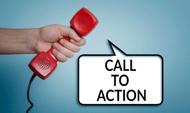 get more customers with a call to action