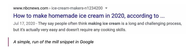 SEO For Beginners - Structured Data ice cream article