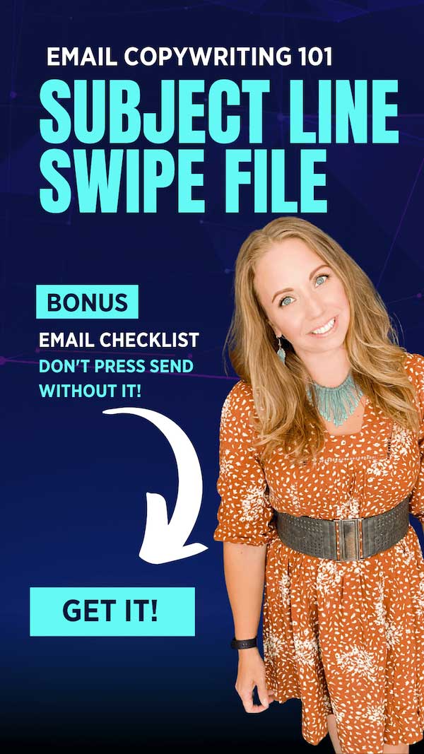 Email Subject Line Swipe File Sign Up | Torie Mathis