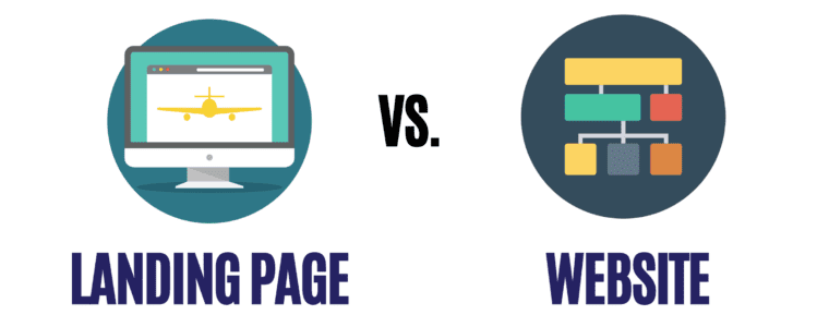 landing page vs a website | Torie Mathis