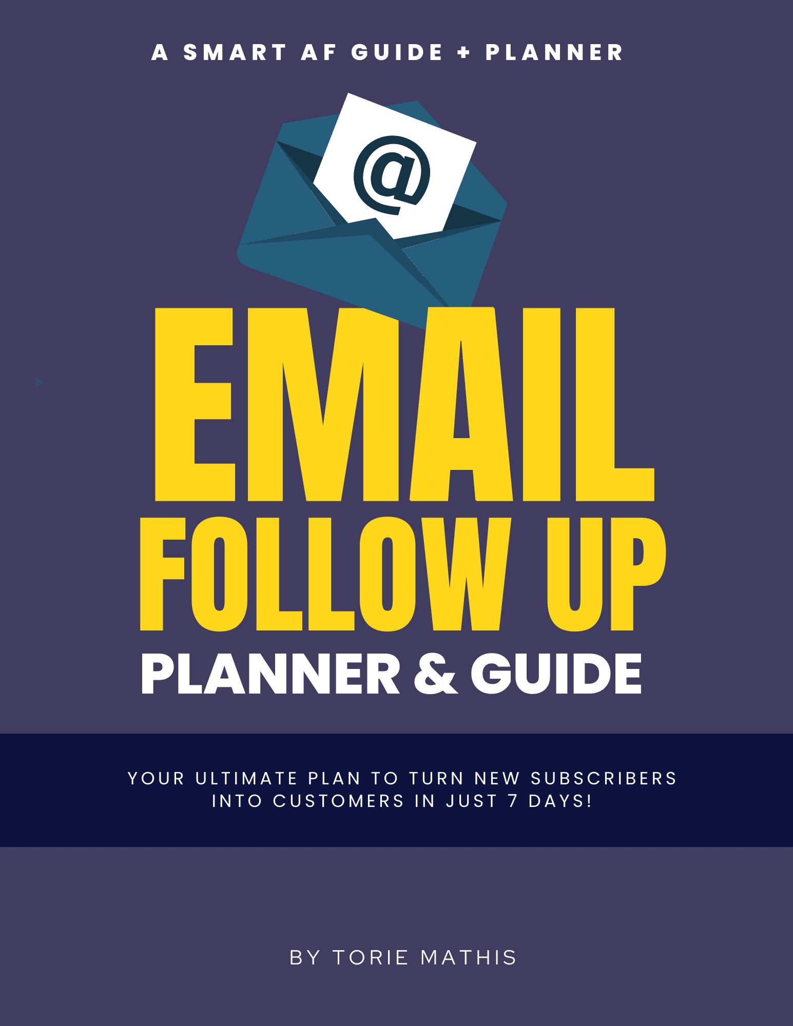Email Follow Up Planner Cover